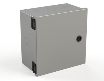Saginaw SCE-10N1006NKLP Nema-1 Enclosure w/Knockouts | 10.00"H x 10.00"W x 6.00"D  | Blackhawk Supply
