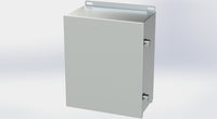 SCE-12106CHNFSS6 | NEMA 3R, 12, 4, 4X | S.S. CHNF Enclosure, 12H x 10W x 6D | Saginaw