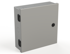 Saginaw SCE-12N1204NKLP Nema-1 Enclosure w/Knockouts | 12.00"H x 12.00"W x 4.00"D  | Blackhawk Supply