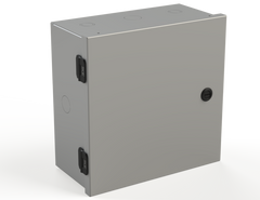 Saginaw SCE-12N1206NKLP Nema-1 Enclosure w/Knockouts | 12.00"H x 12.00"W x 6.00"D  | Blackhawk Supply
