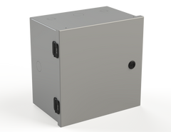 Saginaw SCE-12N1208NKLP Nema-1 Enclosure w/Knockouts | 12.00"H x 12.00"W x 8.00"D  | Blackhawk Supply
