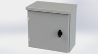 SCE-12R1206LP | NEMA 3R | Type-3R Hinged Cover Enclosure, 12H x 12W x 6D | Saginaw