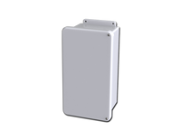 SCE-1407FG | NEMA 12, 4, 4X | Fiberglass Enclosure (Hinged Screw Cover), 16H x 9W x 7D | Saginaw