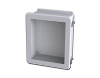 SCE-1412FW | NEMA 12, 4, 4X | Fiberglass Enclosure W/Window, 15H x 13W x 6D | Saginaw