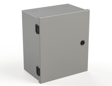 Saginaw SCE-14N1208NKLP Nema-1 Enclosure w/Knockouts | 14.00"H x 12.00"W x 8.00"D  | Blackhawk Supply