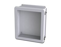 SCE-1614FW | NEMA 12, 4, 4X | Fiberglass Enclosure W/Window, 17H x 15W x 6D | Saginaw