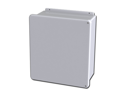 Saginaw SCE-1816FG NEMA 12, 4, 4X | Fiberglass Enclosure (Hinged Screw Cover), 20H x 18W x 9D  | Blackhawk Supply