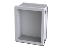 SCE-2016FW | NEMA 12, 4, 4X | Fiberglass Enclosure W/Window, 22H x 18W x 9D | Saginaw