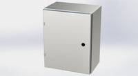 SCE-20EL1610SSLP | NEMA 3R, 12, 4, 4X | S.S. EL Enclosure, 20H x 16W x 10D | Saginaw