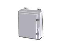 SCE-20H1608QFGLP | NEMA 12, 4, 4X | Fiberglass Enclosure, 23H x 17W x 8D | Saginaw