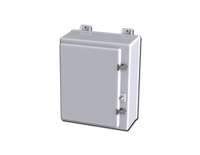 SCE-20H1610QFGLP | NEMA 12, 4, 4X | Fiberglass Enclosure, 23H x 17W x 10D | Saginaw