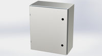 SCE-24EL2010SS6LP | NEMA 3R, 12, 4, 4X | S.S. EL Enclosure, 24H x 20W x 10D | Saginaw