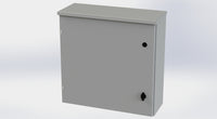 SCE-24R2408LP | NEMA 3R | Type-3R Hinged Cover Enclosure, 24H x 24W x 8D | Saginaw