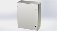 SCE-30EL2410SSLP | NEMA 3R, 12, 4, 4X | S.S. EL Enclosure, 30H x 24W x 10D | Saginaw