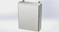 SCE-30H2408SS6LP | NEMA 3R, 12, 4, 4X | Nema 4X LP Enclosure, 30H x 24W x 8D | Saginaw