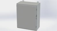 SCE-30H2412LP | NEMA 3R, 12, 4 | Nema 4 LP Enclosure, 30H x 24W x 12D | Saginaw