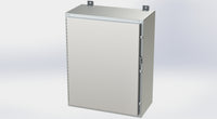 SCE-30H2412SS6LP | NEMA 3R, 12, 4, 4X | Nema 4X LP Enclosure, 30H x 24W x 12D | Saginaw