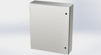 SCE-36EL3008SSLP | NEMA 3R, 12, 4, 4X | S.S. EL Enclosure, 36H x 30W x 8D | Saginaw