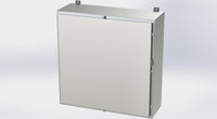 SCE-36H3612SS6LP | NEMA 3R, 12, 4, 4X | Nema 4X LP Enclosure, 36H x 36W x 12D | Saginaw