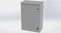 SCE-36R2412LP | NEMA 3R | Type-3R Hinged Cover Enclosure, 36H x 24W x 12D | Saginaw