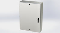 SCE-48EL3612SSLPPL | NEMA 3R, 12, 4, 4X | S.S. LPPL Enclosure, 48H x 36W x 12D | Saginaw