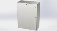 SCE-48EL3616SS6LP | NEMA 3R, 12, 4, 4X | S.S. EL Enclosure, 48H x 36W x 16D | Saginaw