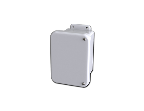 Saginaw SCE-604FG NEMA 12, 4, 4X | Fiberglass Enclosure (Hinged Screw Cover), 7H x 5W x 5D  | Blackhawk Supply