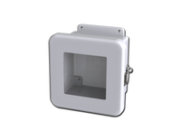 SCE-606FW | NEMA 12, 4, 4X | Fiberglass Enclosure W/Window, 8H x 8W x 5D | Saginaw