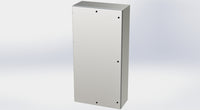 SCE-72EL3616SS6LP | NEMA 3R, 12, 4, 4X | S.S. EL Enclosure, 72H x 36W x 16D | Saginaw