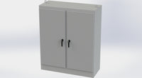 SCE-72EL6024FSD | NEMA 3R, 12, 4 | EL FSD Enclosure, 72H x 60W x 24D | Saginaw