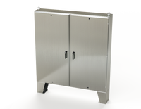 SCE-72EL7212SSLPPL | NEMA 3R, 12, 4, 4X | S.S. 2DR EL LPPL Enclosure, 72H x 72W x 12D | Saginaw