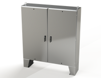 SCE-72EL7218SS6LPPL | NEMA 3R, 12, 4, 4X | S.S. 2DR EL LPPL Enclosure, 72H x 72W x 18D | Saginaw