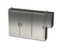 SCE-72XD3EQ18SS | NEMA 3R, 12, 4, 4X | S.S. 3DR XD Enclosure, 72H x 100W x 18D | Saginaw