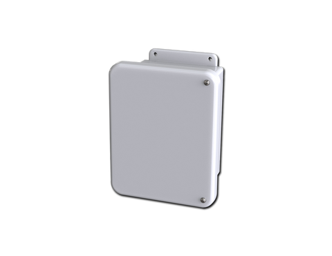 Saginaw SCE-806FG NEMA 12, 4, 4X | Fiberglass Enclosure (Hinged Screw Cover), 10H x 8W x 5D  | Blackhawk Supply