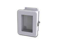 SCE-806FW | NEMA 12, 4, 4X | Fiberglass Enclosure W/Window, 10H x 8W x 5D | Saginaw