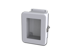 Saginaw SCE-806FW NEMA 12, 4, 4X | Fiberglass Enclosure W/Window, 10H x 8W x 5D  | Blackhawk Supply