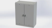 SCE-90EL7236FSD | NEMA 3R, 12, 4 | EL FSD Enclosure, 90H x 72W x 36D | Saginaw