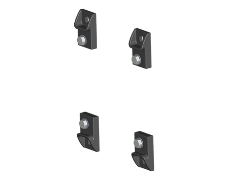Saginaw SCE-ELMFK4SS NEMA N/A | Foot Kit, S.S. EL Mounting (4pc.), 5H x 3W x 1D  | Blackhawk Supply