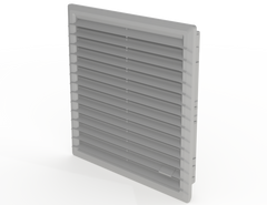 Saginaw SCE-FEG1010LG Filter Exaust Grille. Type 3R, 12 RAL 7035 | 12.72"H x 12.72"W x 1.75"D  | Blackhawk Supply