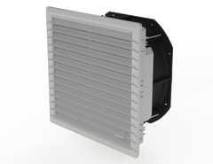 Saginaw SCE-FF10HF-460LG Filter Fan. Type 3R, 12 (379 CFM 460v) Gray | 12.72"H x 12.72"W x 6.38"D  | Blackhawk Supply