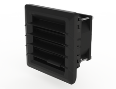 Saginaw SCE-FF33 Filter Fan. Type 3R, 12 (115v) Black | 4.53"H x 4.53"W x 3.02"D  | Blackhawk Supply