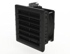Saginaw SCE-FF44 Filter Fan. Type 3R, 12 (115v) Black | 5.80"H x 5.80"W x 3.35"D  | Blackhawk Supply