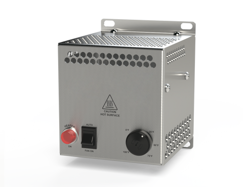 Saginaw SCE-HF1252A NEMA IS24 | Heater W/ Thermostat (230 Volt), 5H x 4W x 5D  | Blackhawk Supply