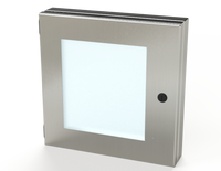 SCE-HWK1212SS | NEMA 3R, 12, 4, 4X | Kit, S.S. Hinged Window, 12H x 12W x 2D | Saginaw