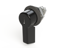 SCE-MINQKLB | NEMA N/A | Latch, Mini Keylocking Lever Knob (Black), 2H x 2W x 1D | Saginaw