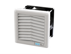 Saginaw SCE-N12FA33-230LG Filter Fan. 230V AC, 13/15 CFM | 4.2 (H) x 4.2 (W) x 3.1 (D)  | Blackhawk Supply