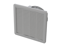 Saginaw SCE-N12FA66LG Filter Fan. (115v) Type 12 RAL 7035 | 9.8 (H) x 9.8 (W) x 4.9 (D)  | Blackhawk Supply