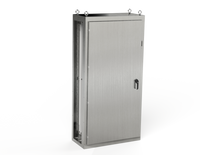 SCE-N80RX4018SS | S.S. 1DR Enc. Right Bay w/ Disc. Left side Open | Saginaw (OBSOLETE)