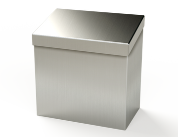 Saginaw SCE-RH44SS NEMA IS11 | Hood, S.S. Rain (Fits 4in. Fan & Filter Cutout), 8H x 8W x 5D  | Blackhawk Supply