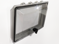 Saginaw SCE-PCHA1008C PolyCarbonate Clear Hinged Access Enclosure  | Blackhawk Supply